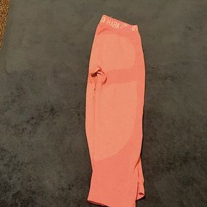 Pink gymshark capris